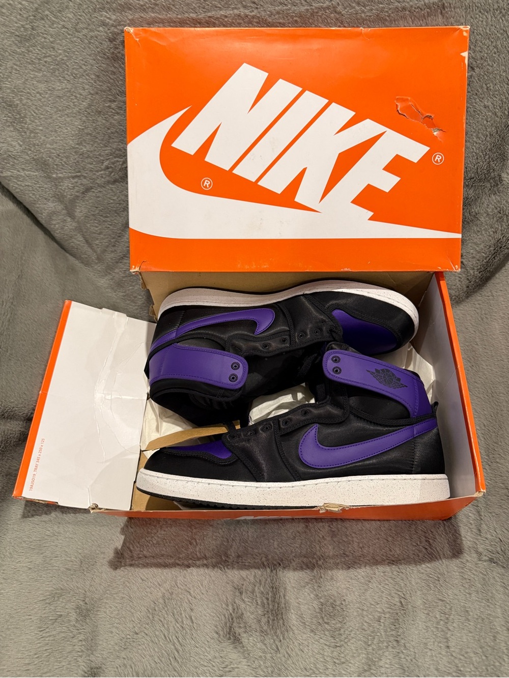 Nike Air Jordan 1 Retro AJKO Field Purple Satin Men’s 13 DO5047-005 New In Box - Picture 10 of 12